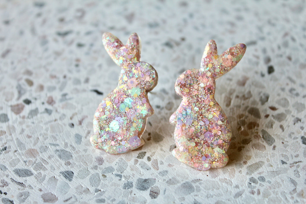 Easter Bunny Standing Studs