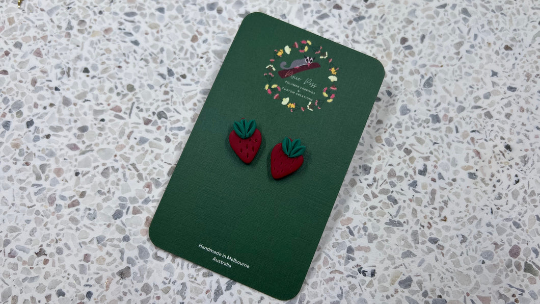 Strawberry Studs
